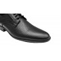 Pantofi barbati, eleganti, din piele naturala, Negru, GKR22N